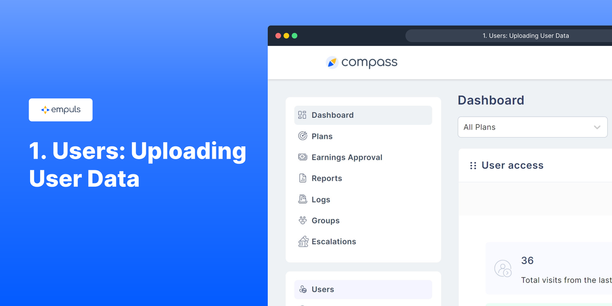 1. Users: Uploading User Data