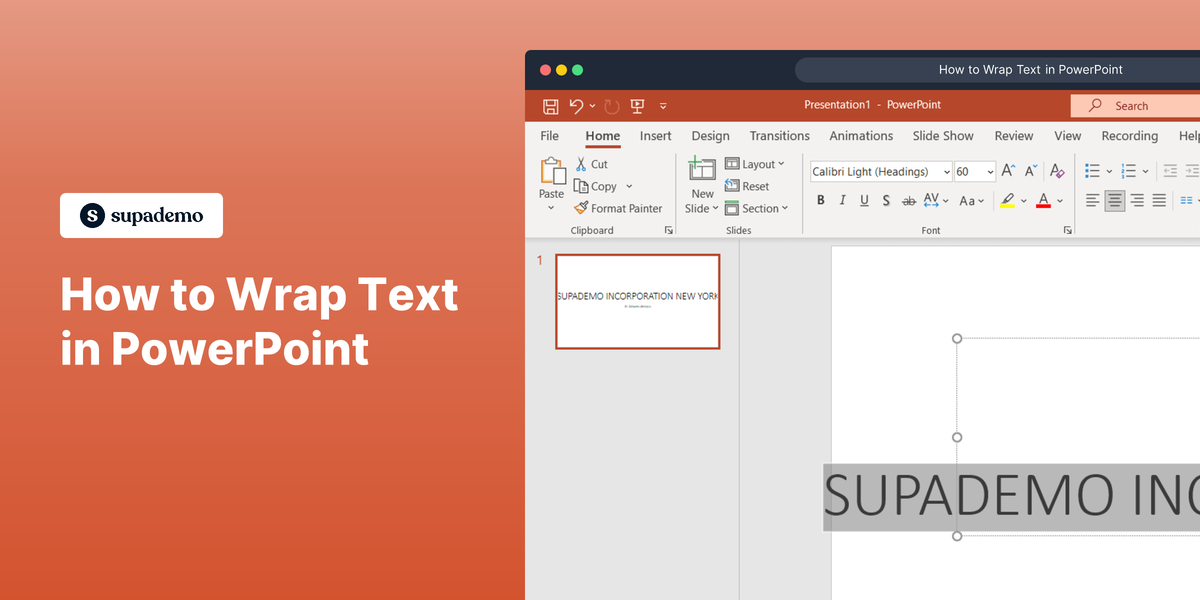 How to Wrap Text in PowerPoint