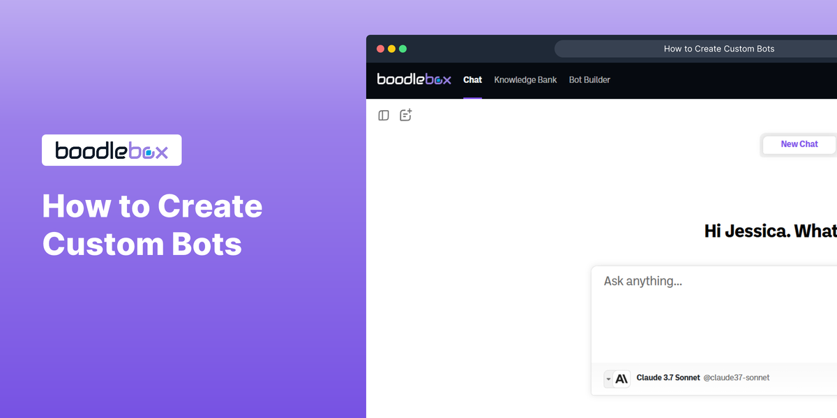 How to Create Custom Bots