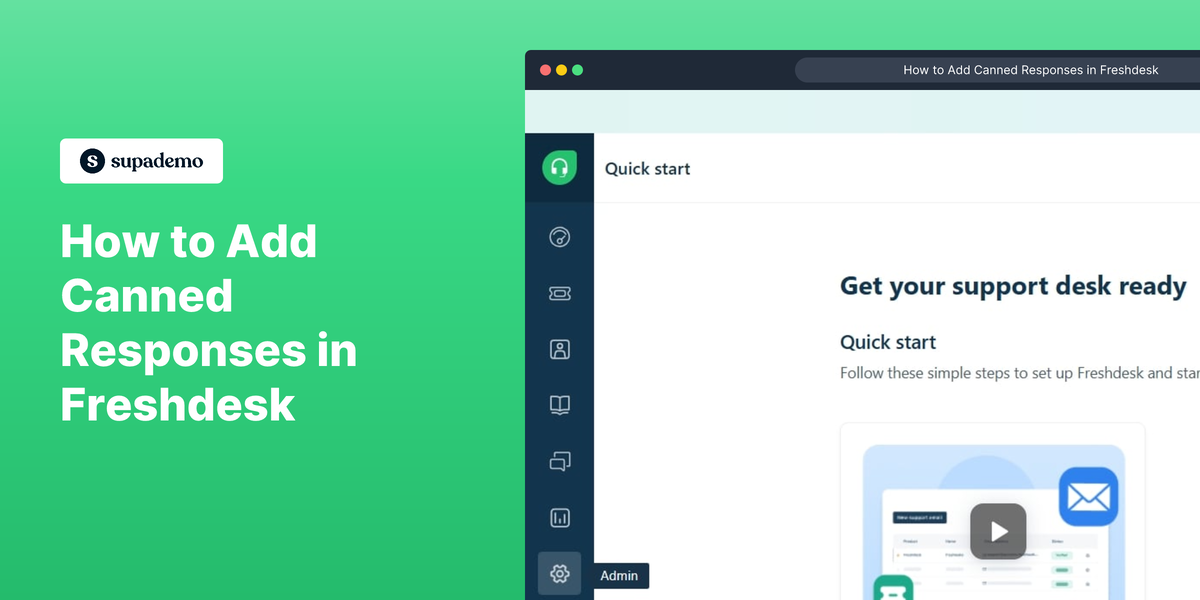 How to Add Canned Responses in Freshdesk