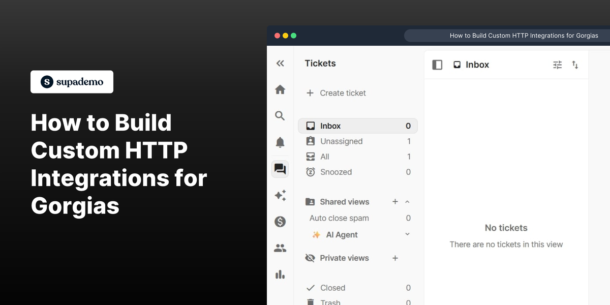 How to Build Custom HTTP Integrations for Gorgias