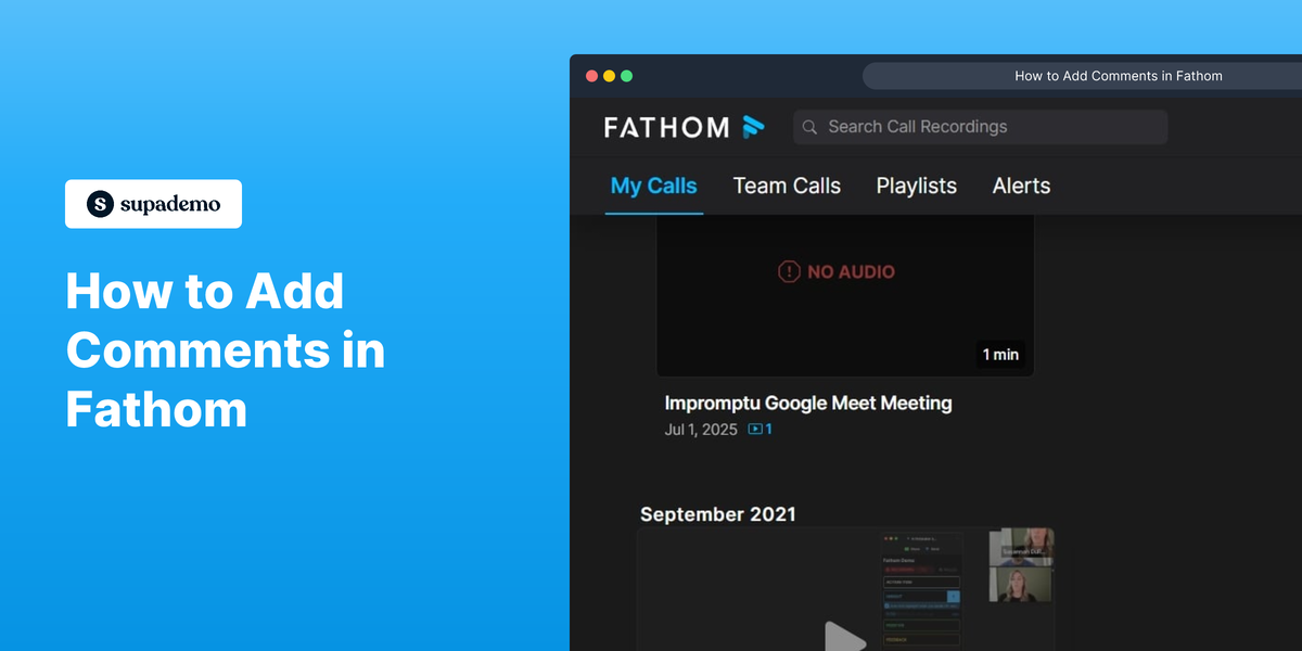 How to Add Comments in Fathom