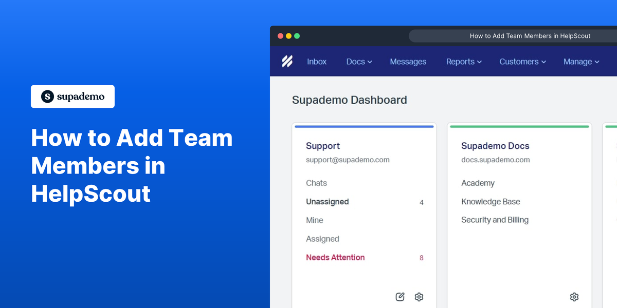 How to Add Team Members in HelpScout