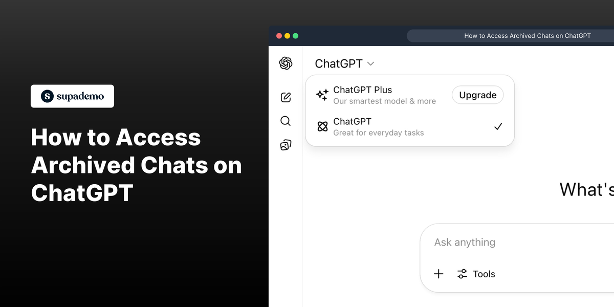 How to Access Archived Chats on ChatGPT